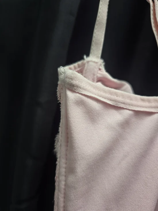 Women's Lace Bustier Corset Top - Pale Pink - Picture 9 of 9